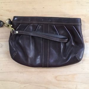 Chef Colgate Brown wristlet by Coach